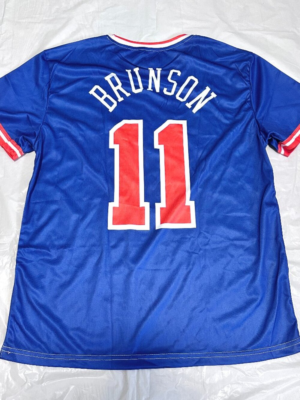 Mens New York Knicks Logo T-Shirt Brunson 11 NBA FINALS CHAMPION Basketball 2026